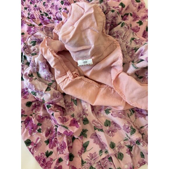 Sweet Pot Women’s Pink Floral Mini Sun Dress Size 8 - Picture 7 of 9